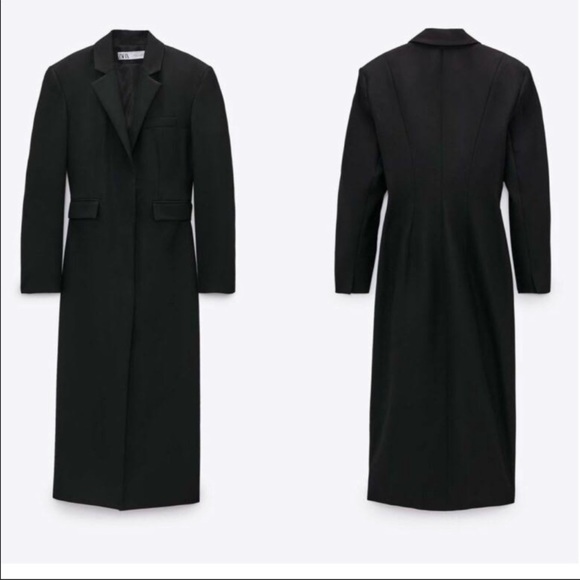 ZARA COAT DRESS BLOGGER FAVORITE SIZE L - Picture 7 of 10